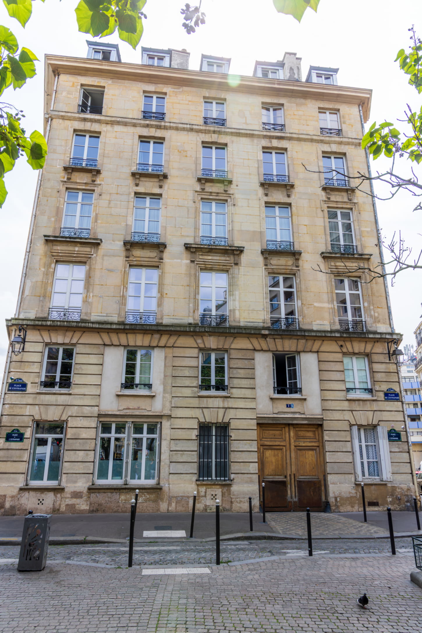 Emily's apartment building in the Netflix series Emily in Paris